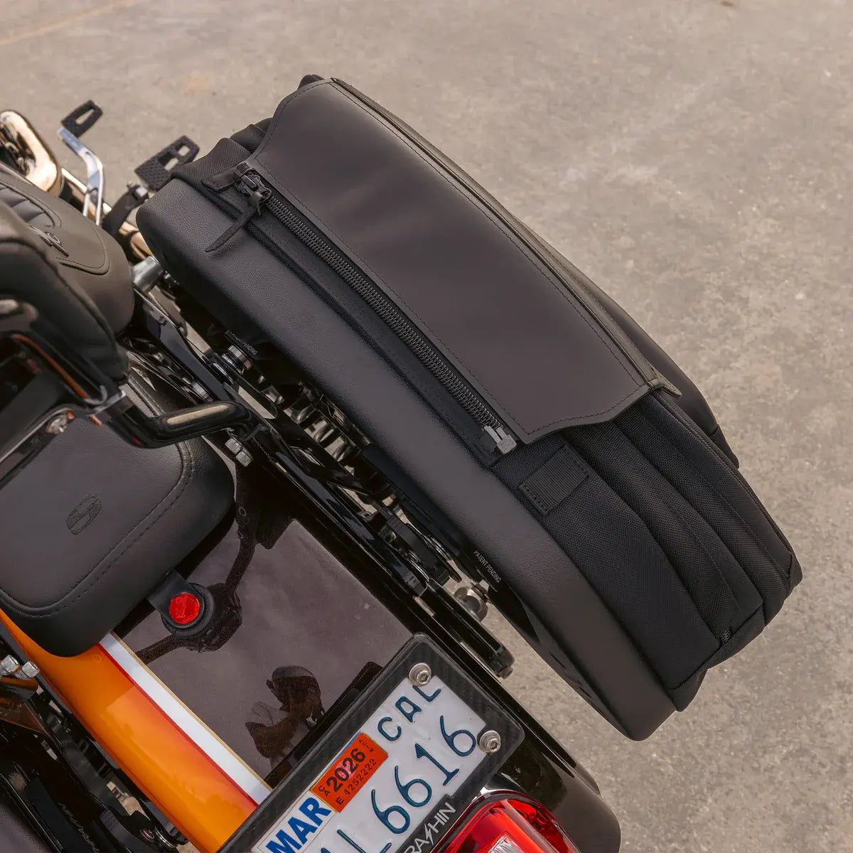 Thrashin Supply Co Sport Saddlebags Quick Detach Black 60 Liter