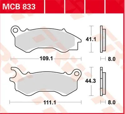Ceramiczne klocki hamulcowe Trw Ec Series