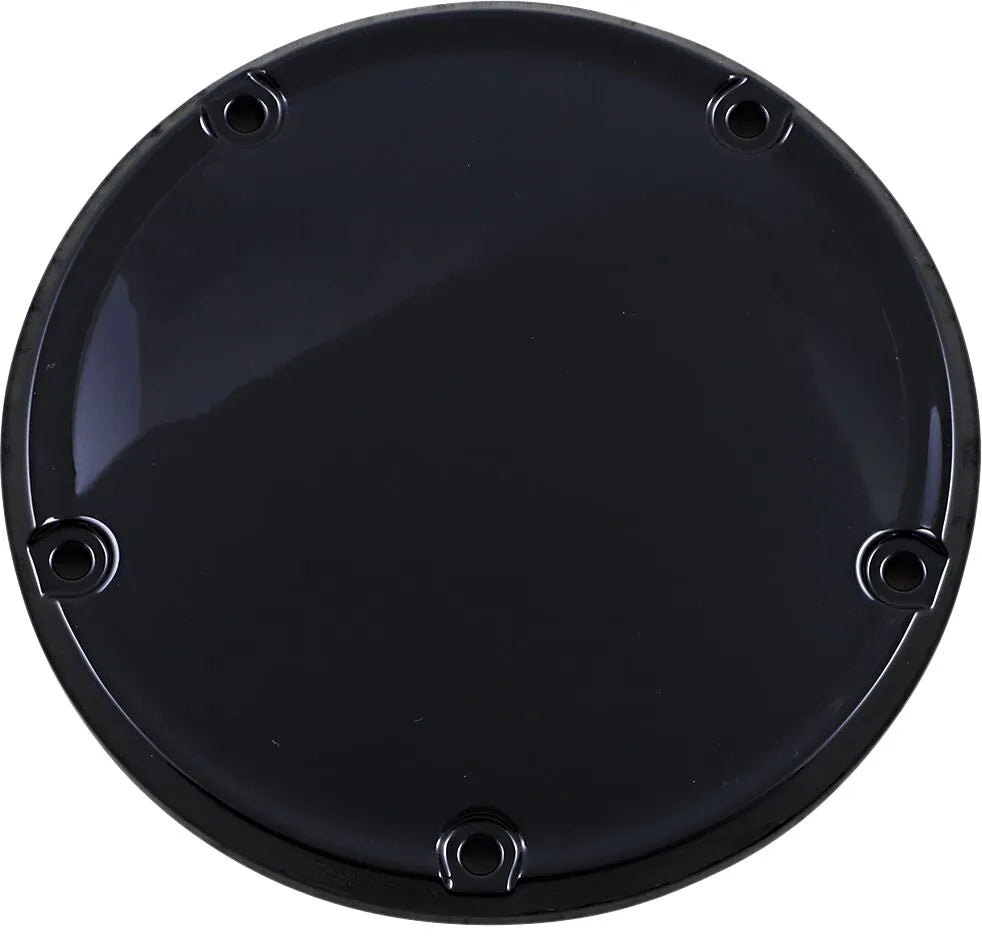 Drag Specialties Black Gloss Derby Cover for Harley Big Twin