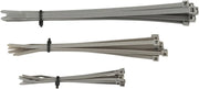 Moose Racing Nylon Cable Ties Grey 30 Pack