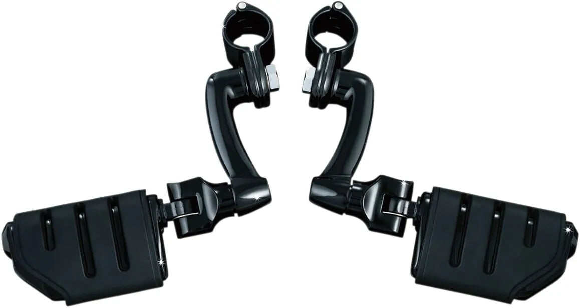 Kuryakyn Longhorn Offset Dually Highway Pegs for Engine Guards