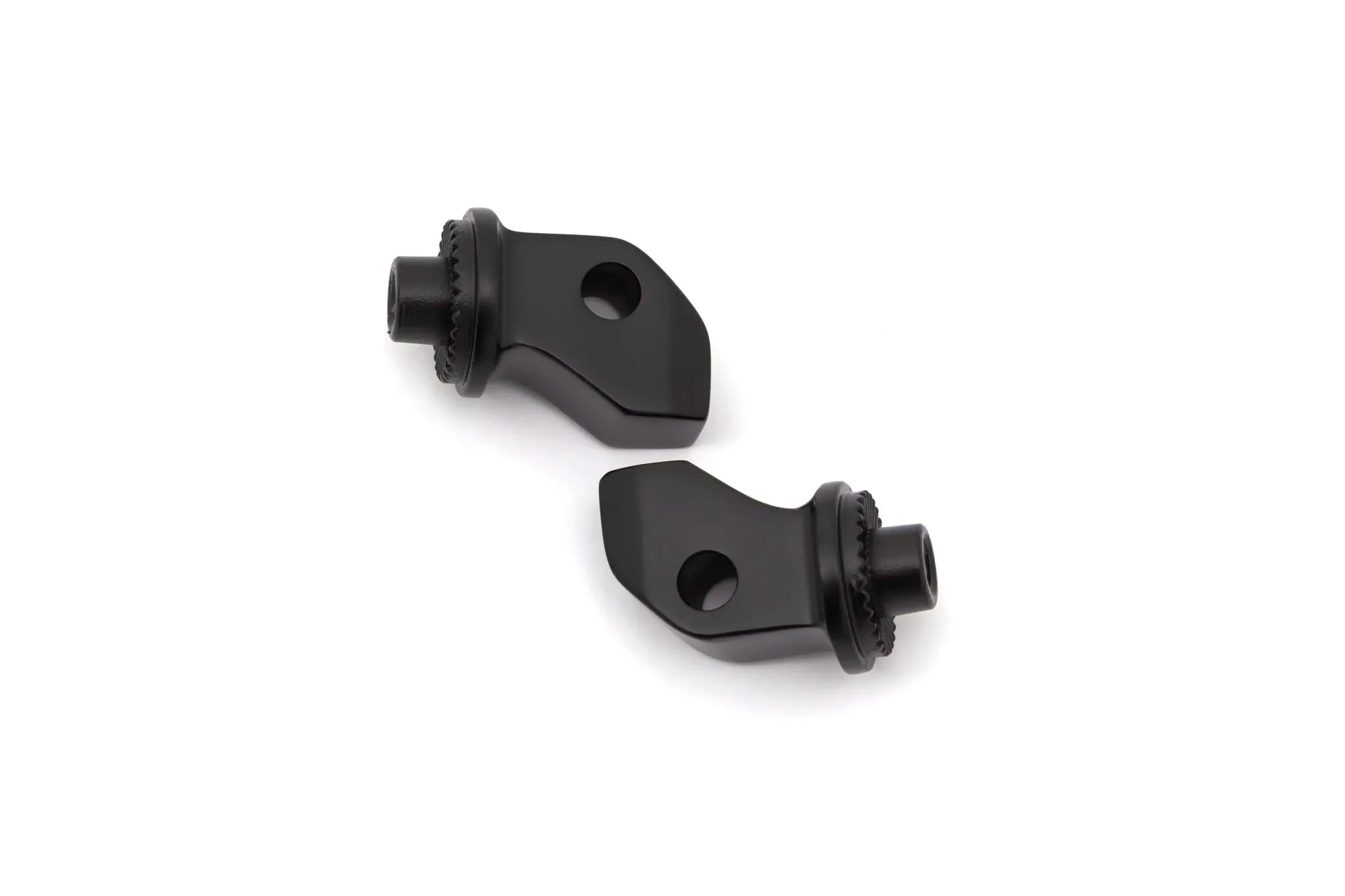 Kuryakyn Splined Peg Adapters - Satin Black