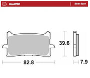 Moto-Master RoadPro Sinter Sport Front Brake Pads