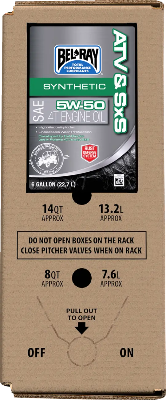 Bel-Ray Synthetic Engine Oil 5W-50 6 US gal - for ATV SxS