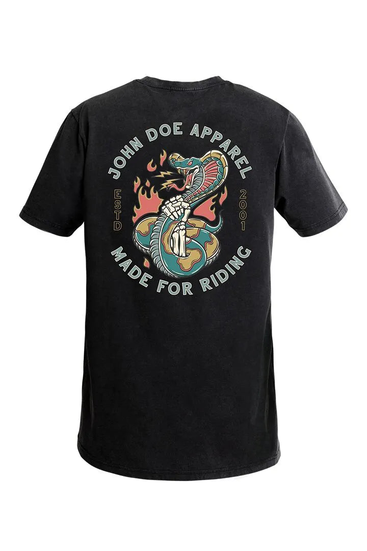 John Doe Snake II T-Shirt Black