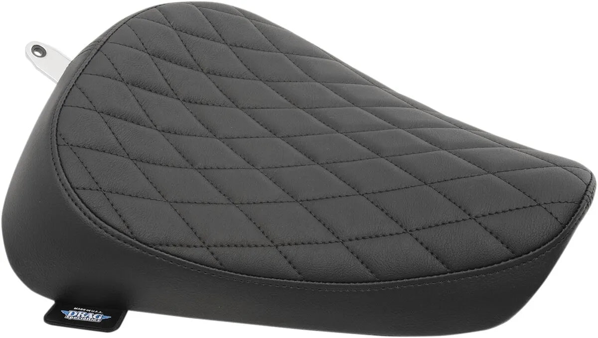 Drag Specialties Front Solo Vinyl Seat - For Harley Davidson