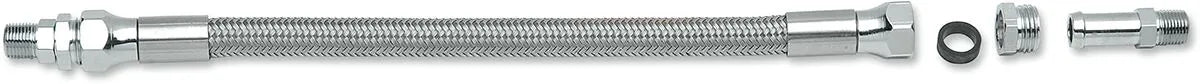 Drag Specialties Universal Stainless Steel Braided Oil Line
