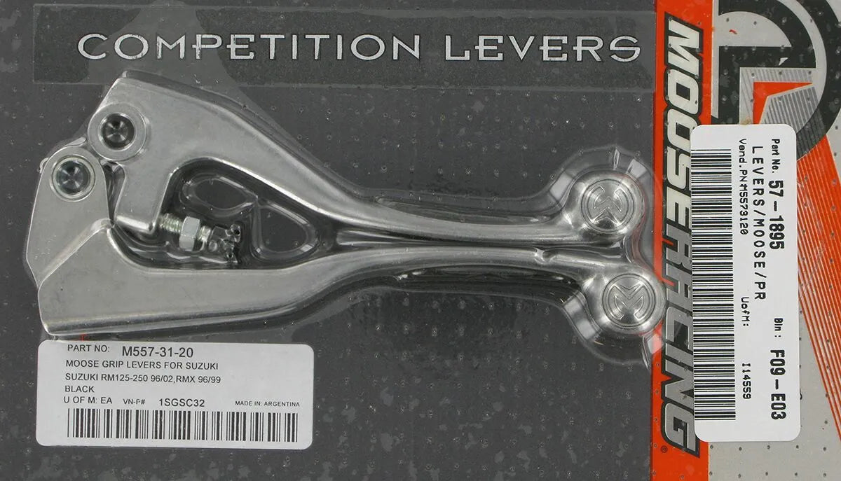 Moose Offroad Competition Lever Set - Silver