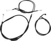 Burly Brand Jail Bar Cable Kit 10" T-Bar for Harley XL 2007-2013