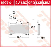 Trw All Round Sintered Metal Brake Pads - Front