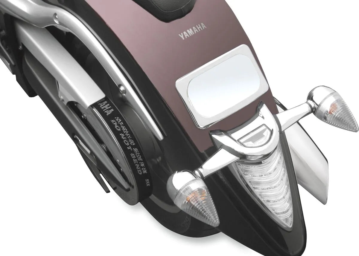 Baron Curved License Plate Kit For Motorcycle Fenders