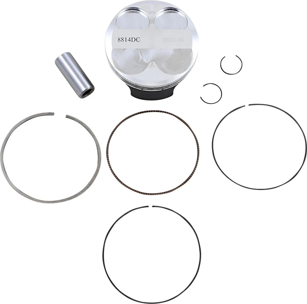 Wossner Piston Kit - 4-stroke, 77.02mm Bore