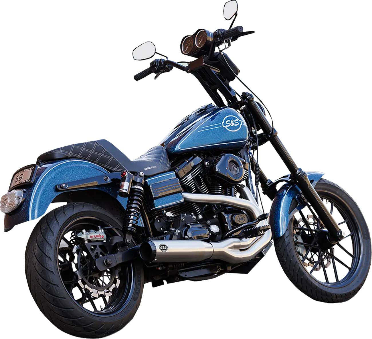 Układ Wydechowy S&S Cycle 2-w-1 Qualifier - Zwiększ Moc Swojego Motocykla!