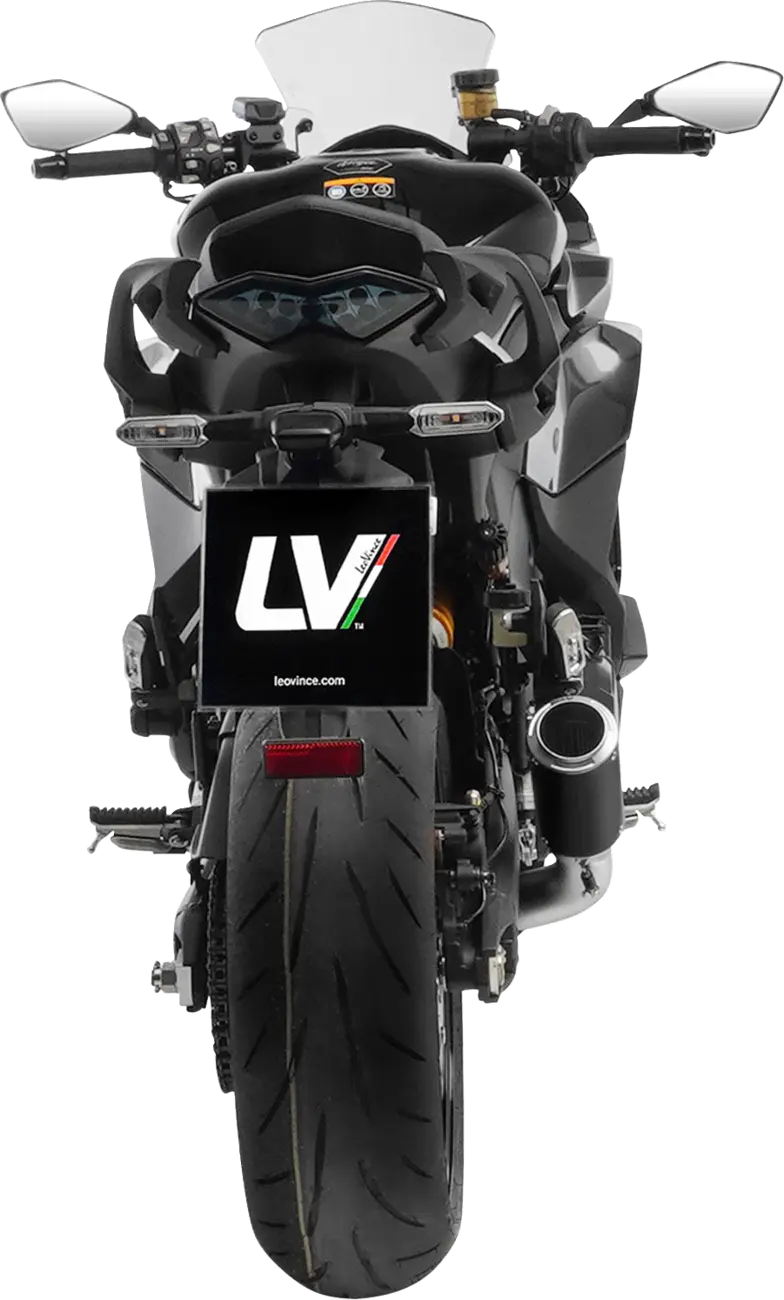 Leovince LV-Corsa Slip-On Muffler Black for Kawasaki Z 1100 ABS