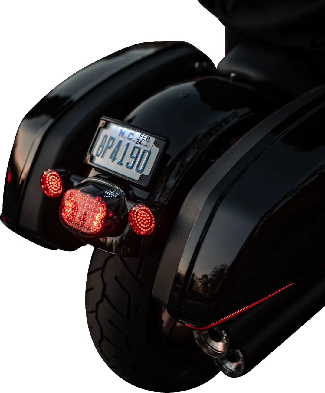 Custom Dynamics Led Saddlebag Lights - Smoke Lens
