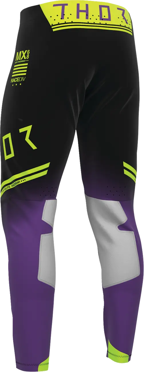 Thor Sportmode Geo Pants Black/Purple