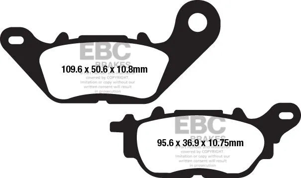Ebc Fa Series Organiczne Klocki Hamulcowe