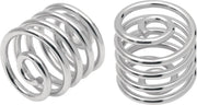 Drag Specialties Seat Springs - Chrome, 2"