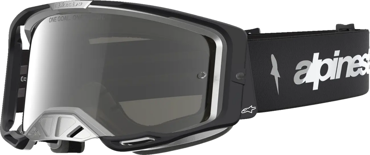 Alpinestars Vision 8 Goggles Amber Black Silver Mirror
