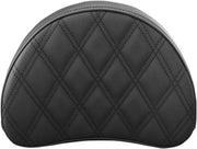 Saddlemen Sissy Bar Pad - Black, Lattice Stitched