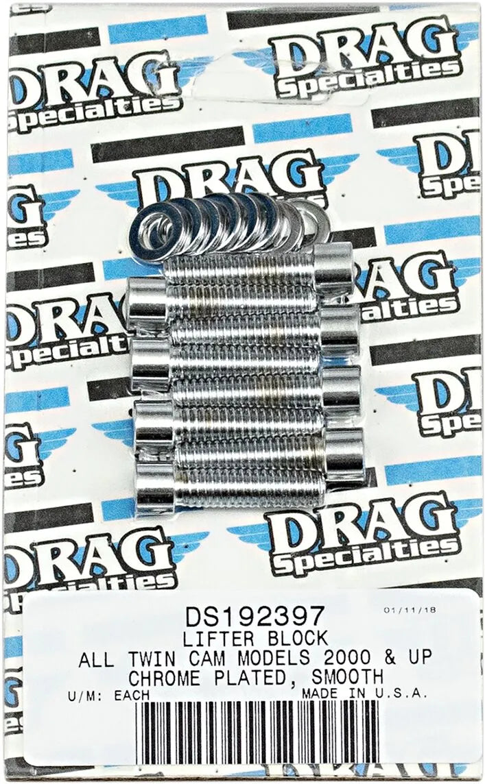 Drag Specialties Lifter Base Bolt Set Smooth Socket for HD