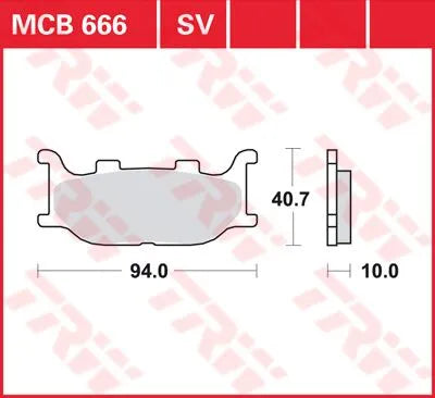 Trw Allround Spiekane Metaliczne Klocki Hamulcowe - Przód