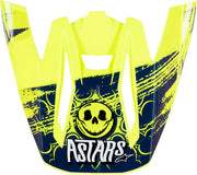 Alpinestars Supertech M5 RASH Helmet Visor Navy/Yellow