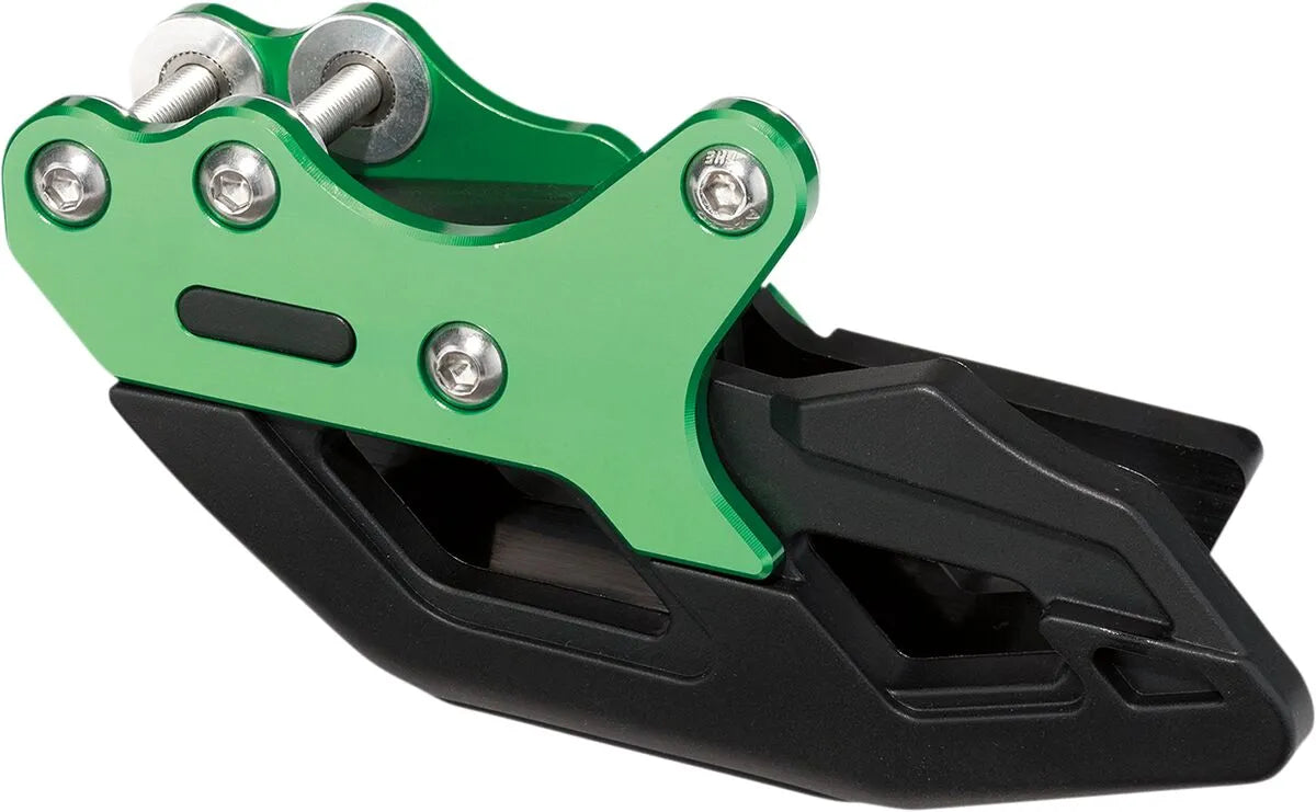 Moose Offroad MR-1 Chain Guide Black Green for Kawasaki KX 450