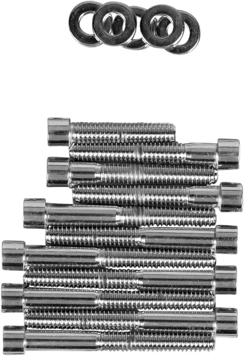 Drag Specialties Polished Cam Cover Bolt Kit for Sportster 91-03