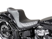 Le Pera Cherokee Seat - Black Pleated - For Harley Davidson