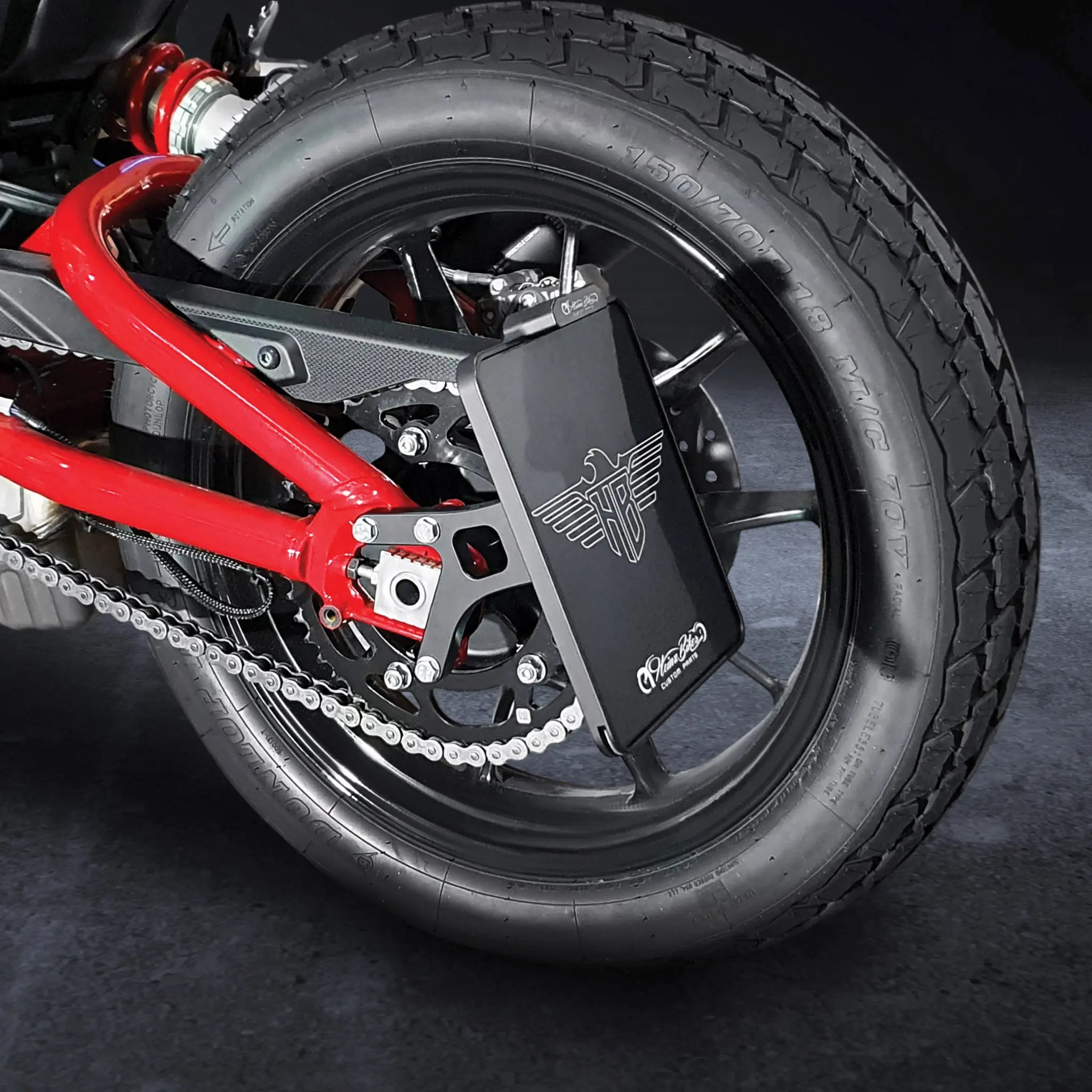 Heinz Bikes License Plate Side Mount For Custom Motorcycles
