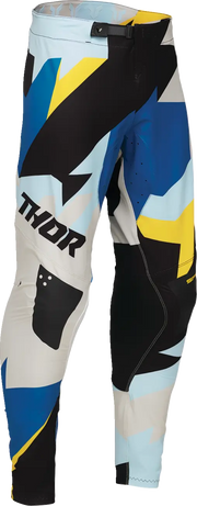 Thor Youth Sportmode Brave Pants - Yellow, Gray, Blue, Black