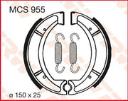 Trw Mcs955 Organiczny Zestaw Szczęk Hamulcowych 150 Mm - Przód & Tył