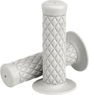 Biltwell Thruster Grips - White, 7/8-inch Handlebar