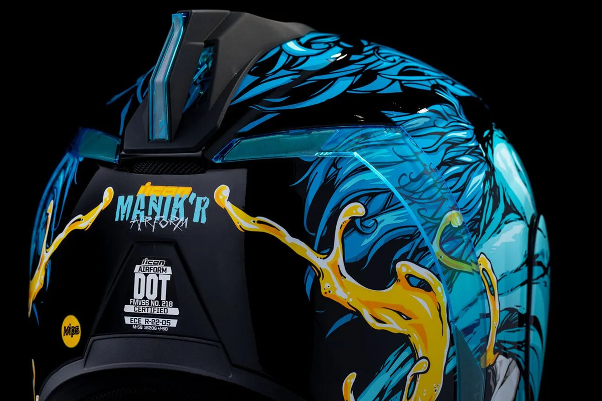Icon Airform MIPS Manik'RR Helmet Light Blue