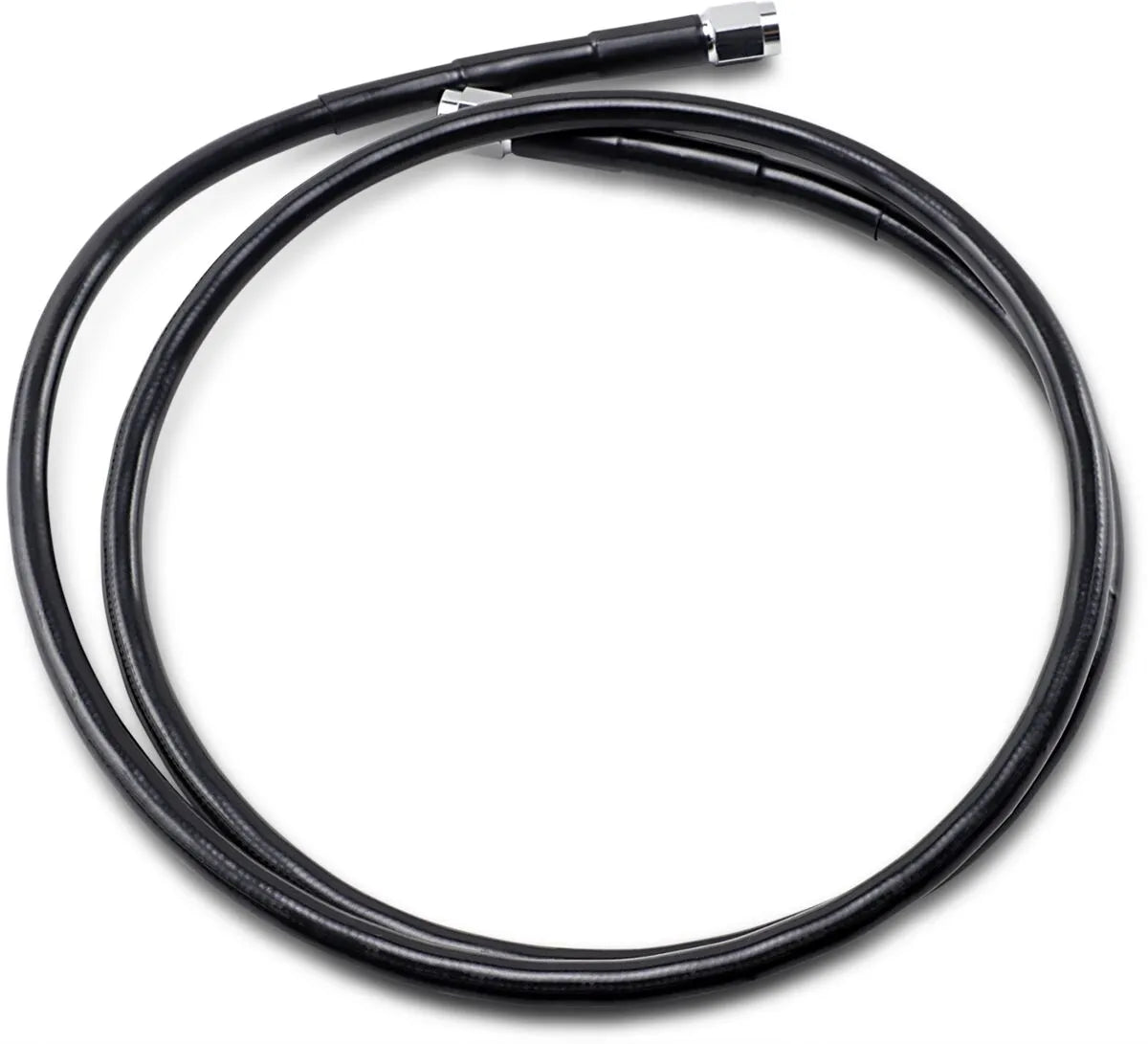 Uniwersalny czarny przewód hamulcowy Drag Specialties z winylu 47"