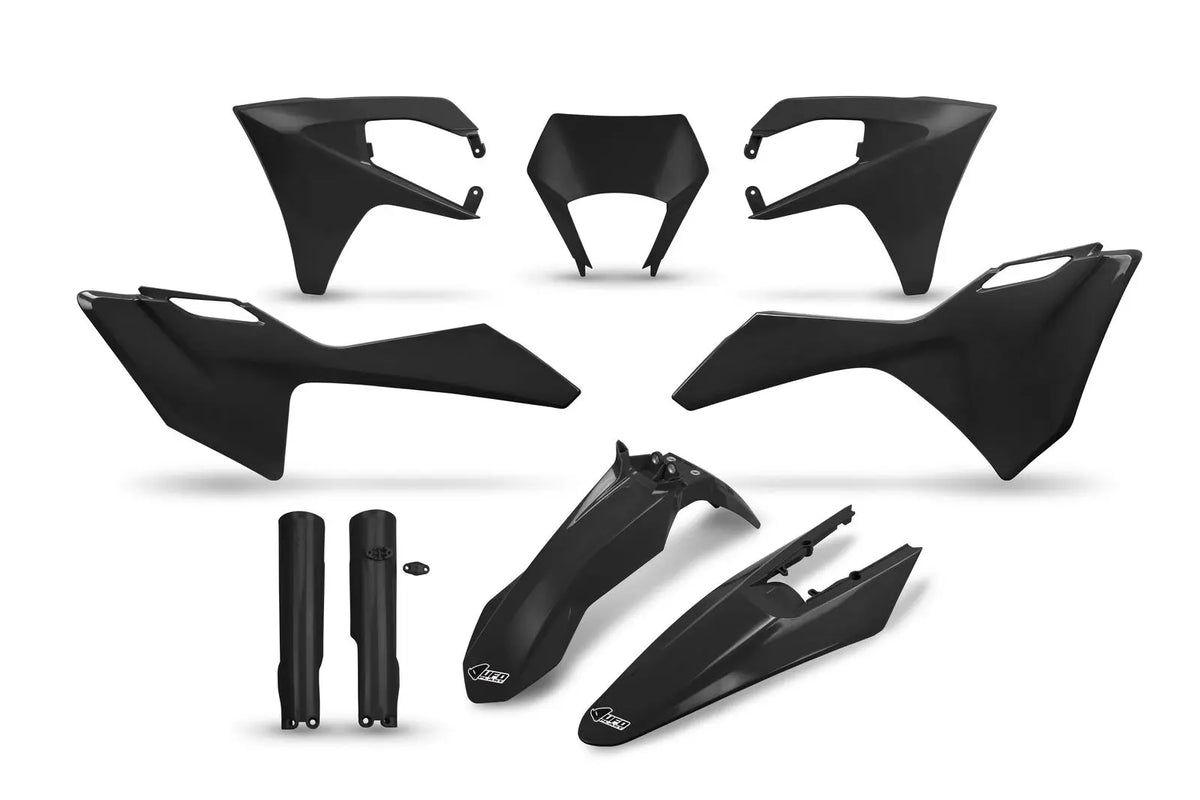 UFO Full Body Kit Black for GasGas Enduro 2024