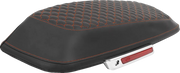 Saddlemen Dragon Scale Saddlebag Lid Covers Black Orange