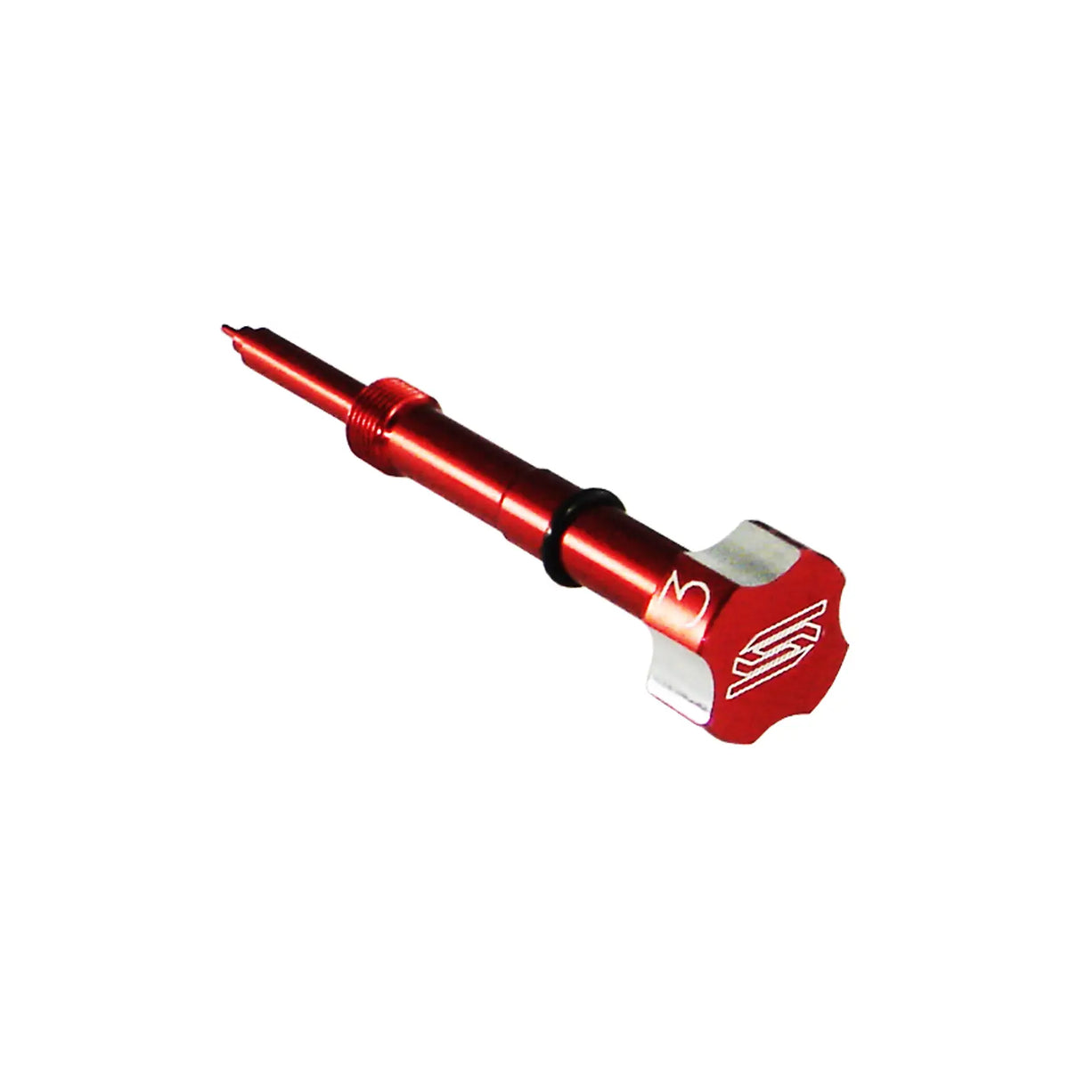 Scar Racing Fuel Mixture Screw Keihin Red for Yamaha Honda KTM