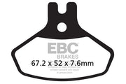 Ebc R Series Spiekane Klocki Hamulcowe Do Atv - Przód