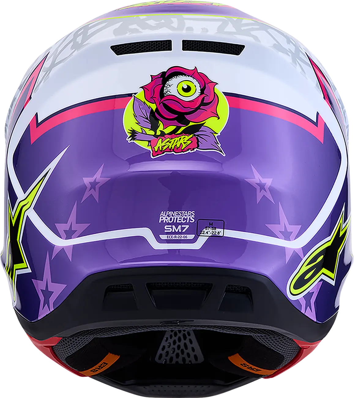Alpinestars SM7 Blaster Helmet Purple/Pink/White
