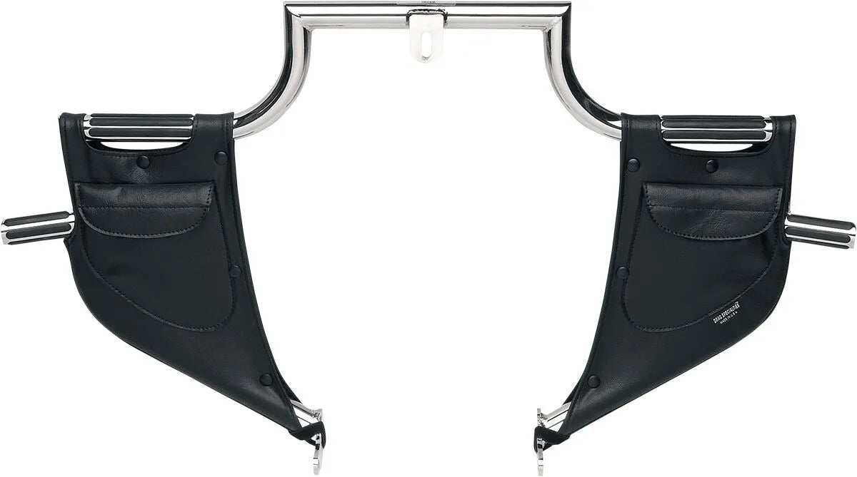 Drag Specialties Seats Plain Black Rain Guards for Lindby Linbar