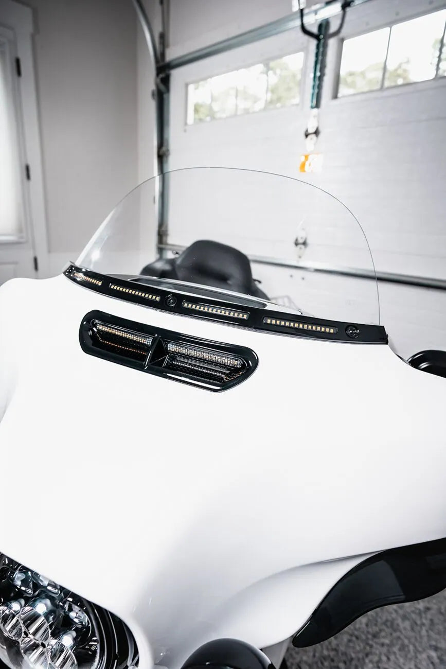 Custom Dynamics Genesis 4 Led Batwing Fairing Vent Insert