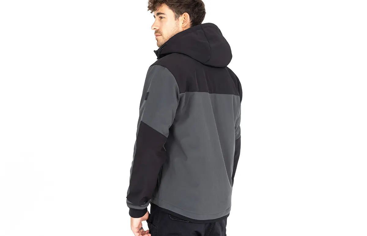 John Doe XTM V3 Softshell Rip Stop Hoodie Gray/Black