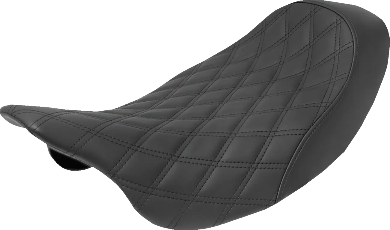 Saddlemen Renegade Solo Seat - Lattice Stitch - For Harley Davidson
