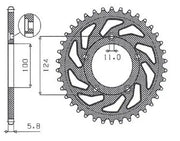 Sunstar Aluminum Rear Sprocket - 520 Chain