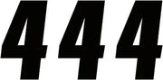 Factory Effex Number Stickers - 7" Black 4
