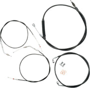 LA CHOPPERS Standard Handlebar Cable/Brake Line Kit for 12"-14"