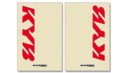 Blackbird Racing Red Fork Stickers (Pair)