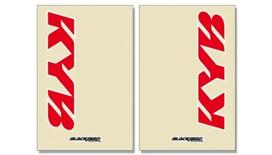 Blackbird Racing Red Fork Stickers (Pair)